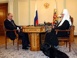 Патриарх Алексий II и Президент России Владимир Путин, Ново-Огарево