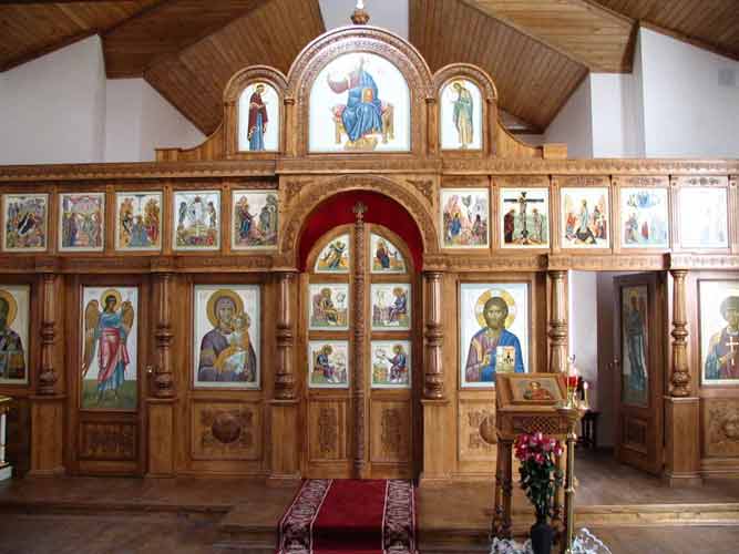 Иконостас Пантелеимоновской церкви в пос.Ганино