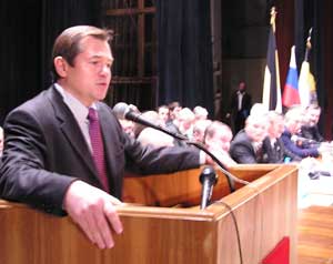 Учредительный съезд СРН. Выступает С.Глазьев