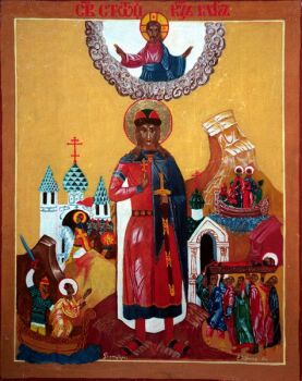 Св. блгв.кн. Глеб. Юрков Евгений, 14 лет. Студия "Святогорье"