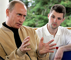 Владимир Путин и Никита Боровиков