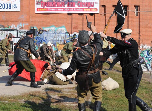 "Тревожные дни Самары". Эпизод боя