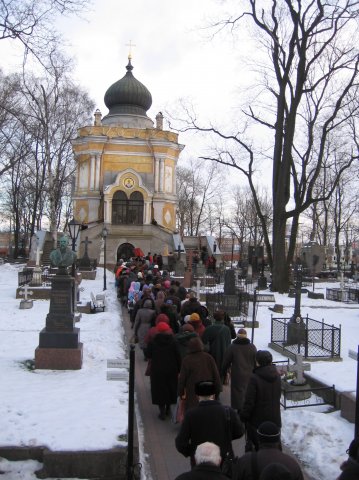 Крестный ход трезвенников Петербурга. 1 января 2009 г.