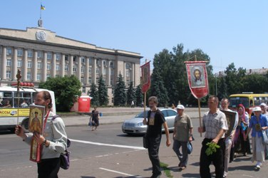 Царский крестный ход в Черкассах (17.07.2009)