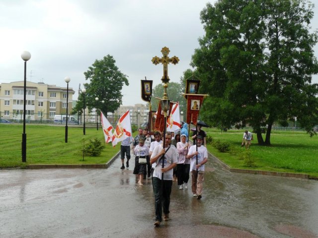 Крестный ход "Царский путь" в Царском селе