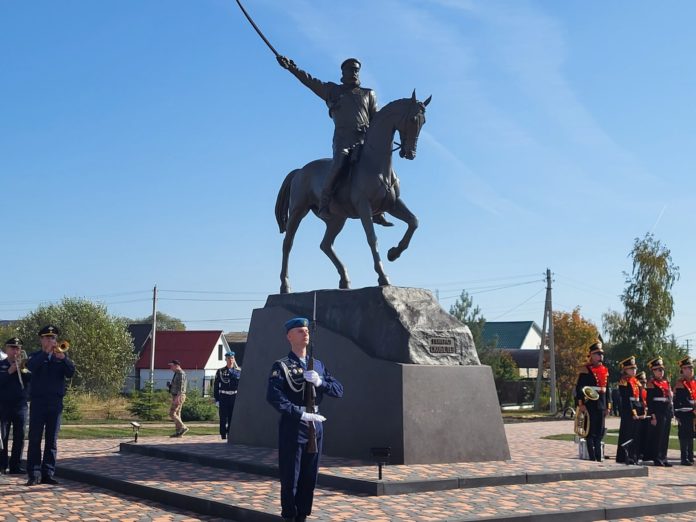 Памятник генералу М.Д. Скобелеву на Рязанской земле