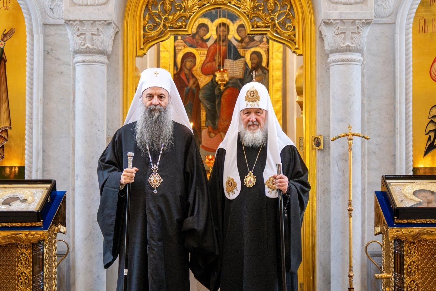 Святейший Патриарх Кирилл и Сербский Патриарх Порфирий высказались о проблемах, которые волнуют обе Православные Церкви